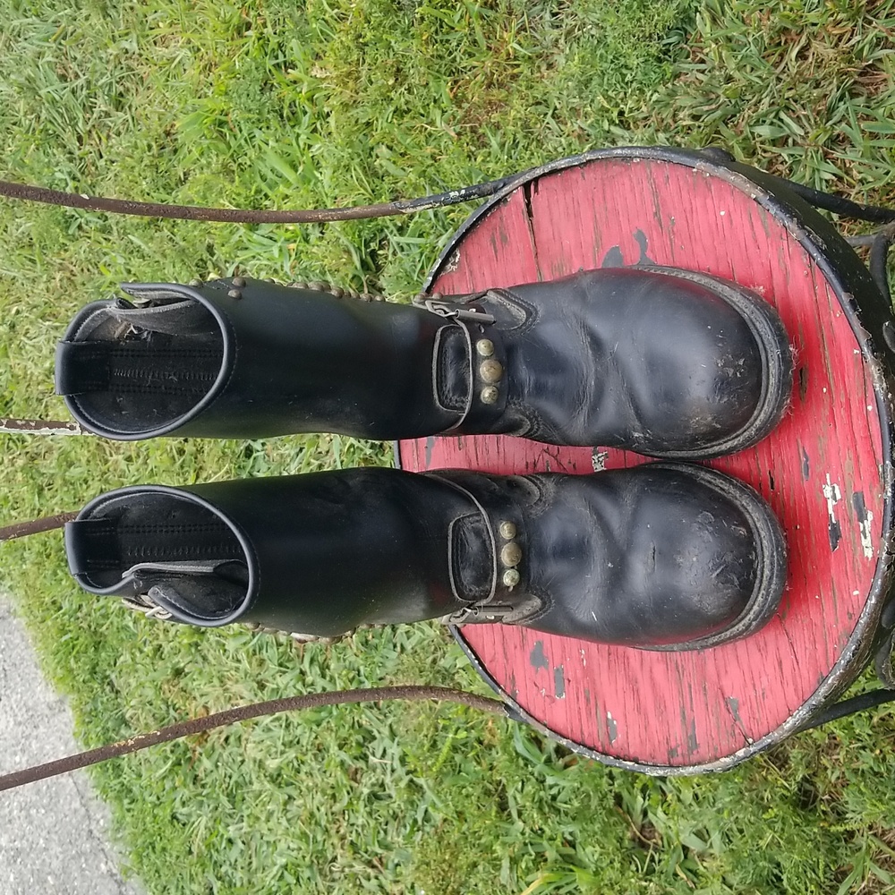 Great China Wall engineer boots black size 81/2 - Picture 3 of 3